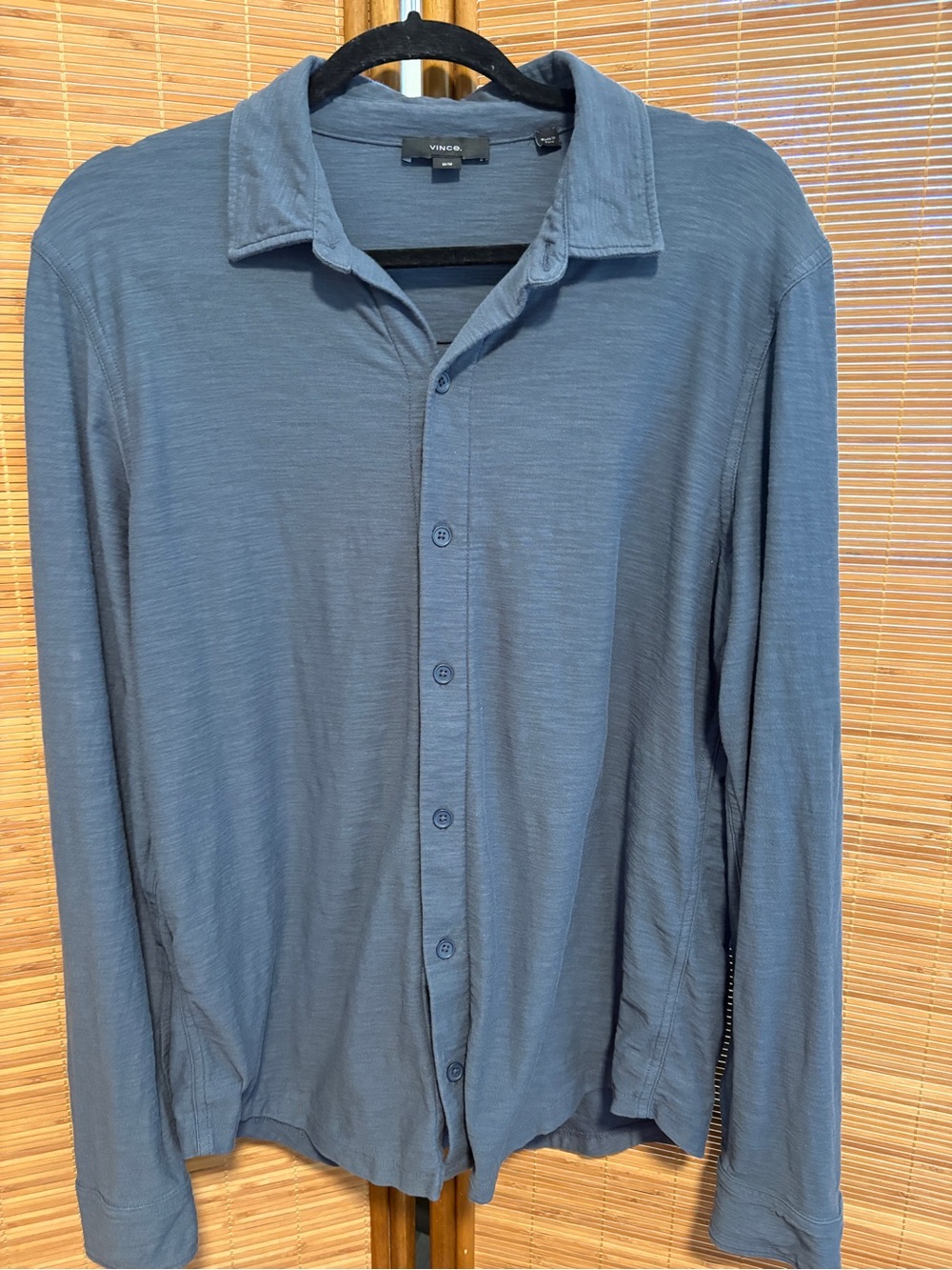 Vince Men's Button-Down Shirt in Slate Blue